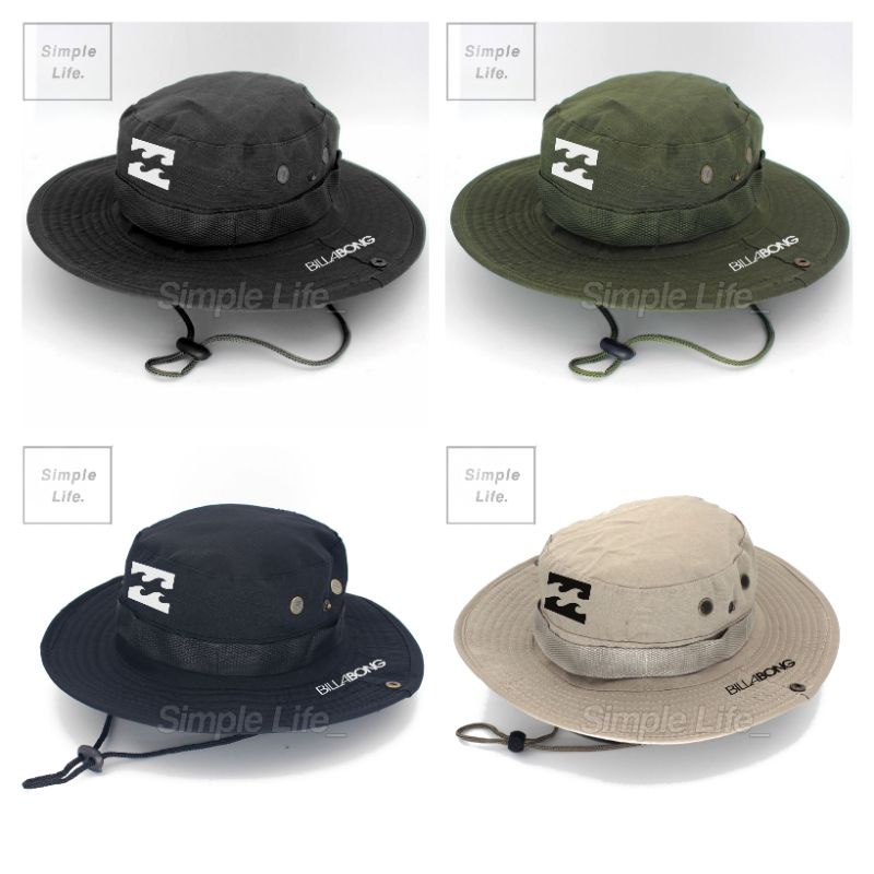Topi Rimba Gunung Billabong / Jungle Hat Billabong Premium Quality