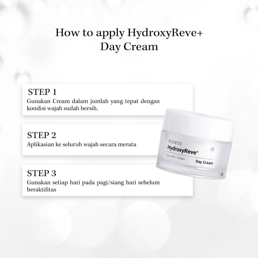 Rodeos HydroxyReve+ Day Cream Night Cream AHA-BHA-PHA 30 Gram