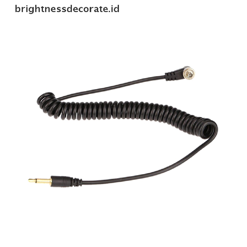 Kabel Sekrup Sinkronisasi Flash Male Ke Male 3.5mm Untuk Studio