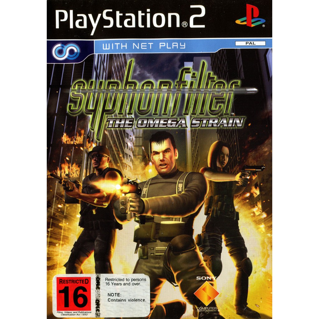DVD Kaset Game PS2 Syphon Filter The Omega Strain