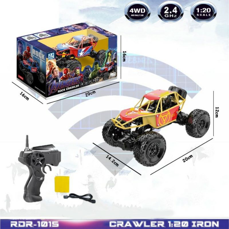 RDR1015 Mainan Anak Remote Control RC Crawler RADAR
