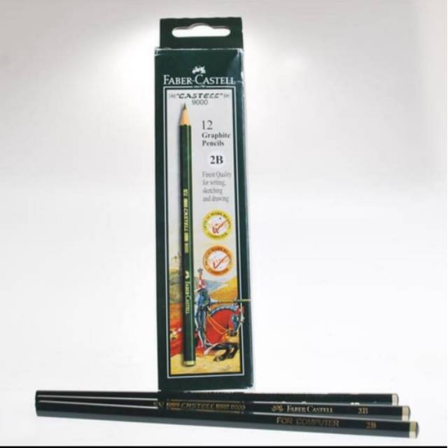 

Pensil Faber Castell 2B (Castell 9000)