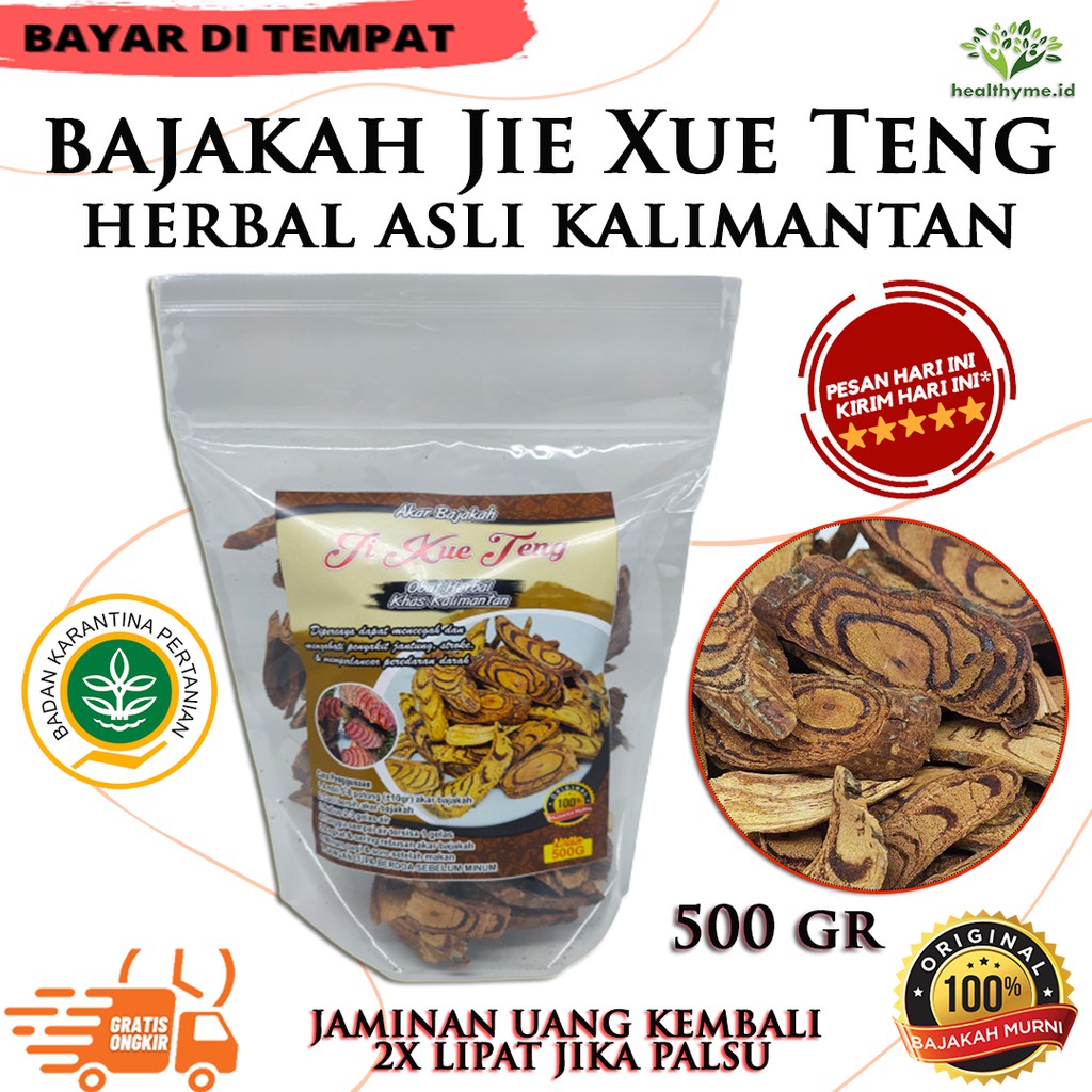

Akar Kayu Bajakah Ji Xue Teng Herbal Asli Kalimantan - 500 gr