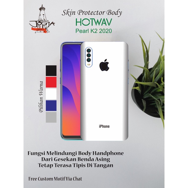 Garskin HP Hotwav Pearl K2 2020 Motif Iphone - Free Custom Motif Via Chat