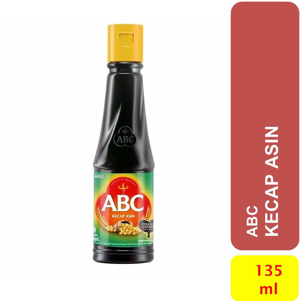 

Kecap Asin ekonomis 135 ml merk ABC