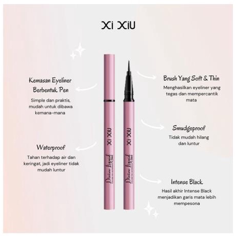 ^ KYRA ^ Xi Xiu Eyeliner Pen Divine Liquid Xixiu Eye Liner Cair Matte Eyeliner Pen Waterproof