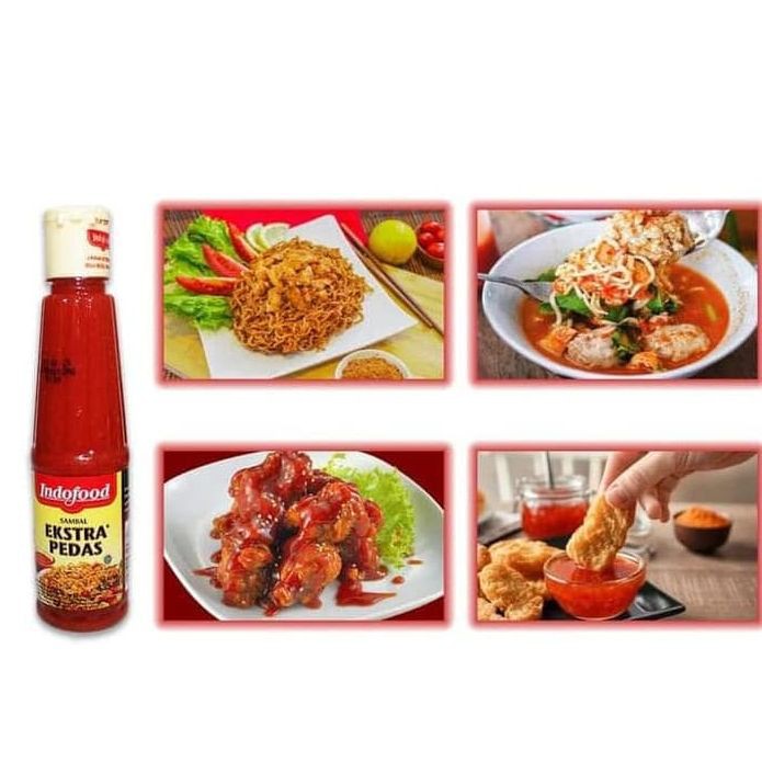 

SAMBAL EKSTRA PEDAS INDOFOOD Saos Cabai Pilihan Spicy Sauce