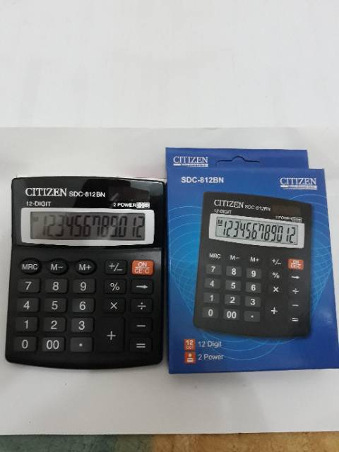 

KALKULATOR CITIZEN SDC-812 BN/KALKULATOR 12 DIGIT