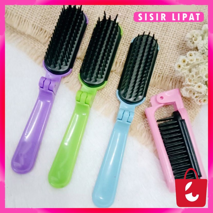 [Terbaru] Sisir Rambut Lipat Warna Warni