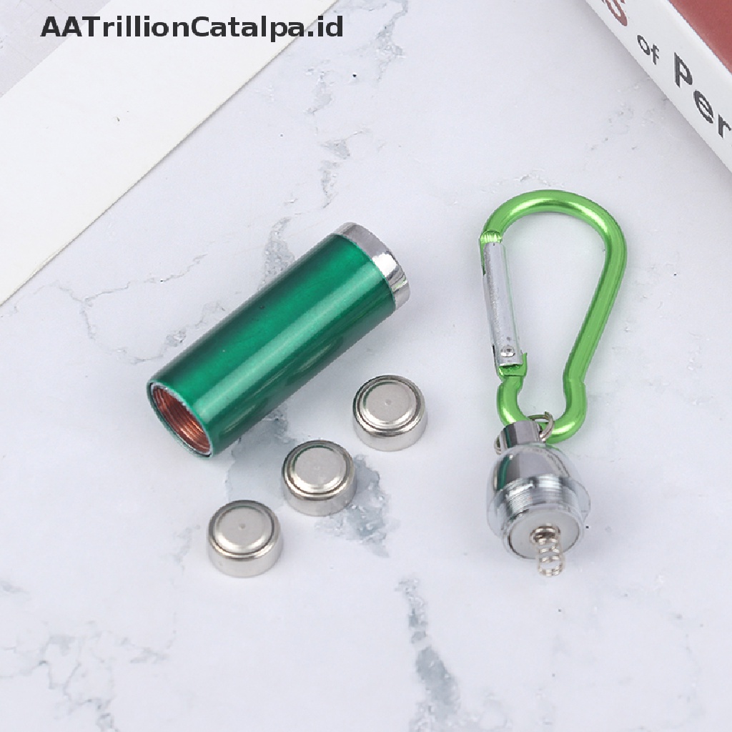 Aatrillioncatalpa Senter LED Mini Portable Ultra Terang Untuk camping caving