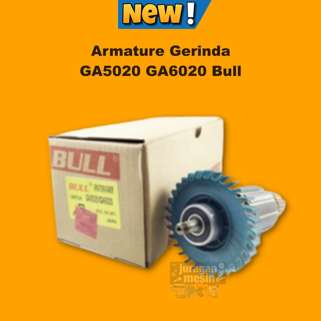 Armature Gerinda Makita GA5020 GA6020 Bull Angker Gerinda Bull