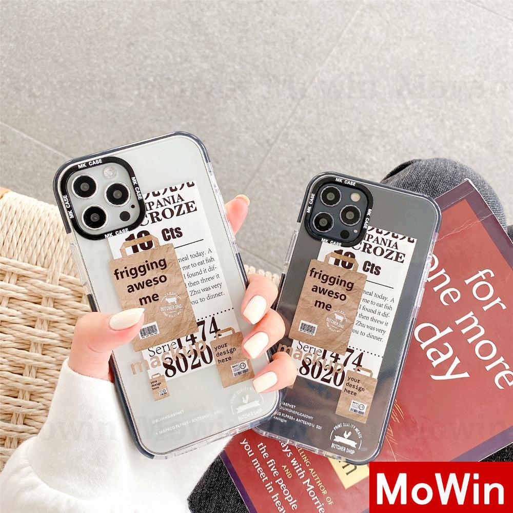 Mowin Soft Case Tpu Transparan Shockproof Motif Graffiti Untuk Iphone 12 Pro Max Mini 8 7plus Xr Pro 11 8plus 12 Max Se2020 Xs