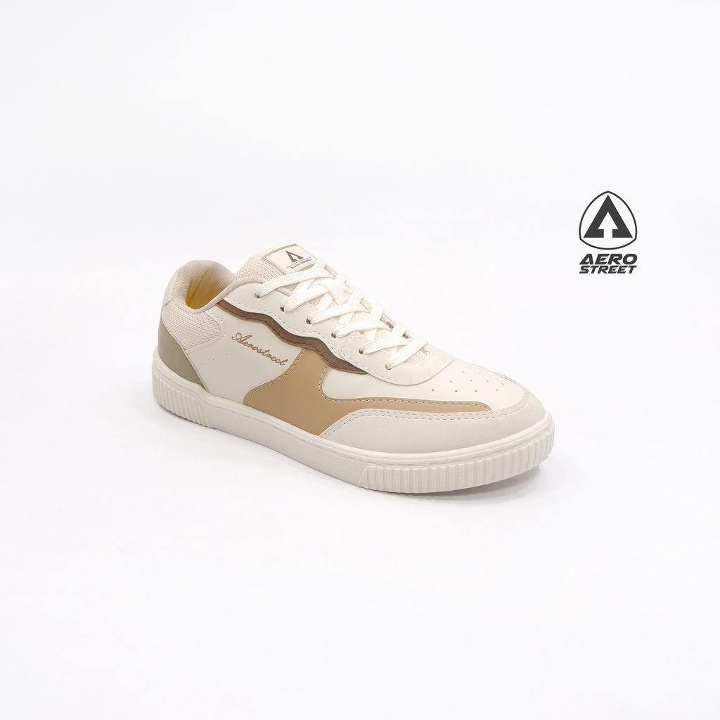 Aerostreet 37- 41 Grace Putih Mocca - Sepatu Sneakers Casual-2