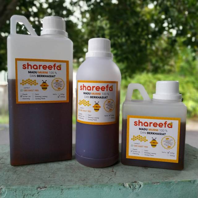 

Madu Shareefa Hutan liar - Sialang murni 100% - 1kg