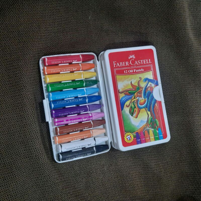 

Oil Pastel 12 W Faber Castell /alat gambar anak