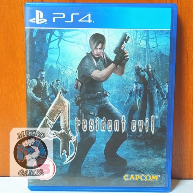 Resident Evil 4 PS4 Kaset Residentevil IV Playstation PS 4 5 Residen Evil RE 4 CD BD Game Games PS4 PS5 Residenevil evils 1 2 3 4 5 6 7 remake village 8 resid evils residentevil4 reg 3 region asia terbaru ori bluray disc original asli re4 evil4 biohazard