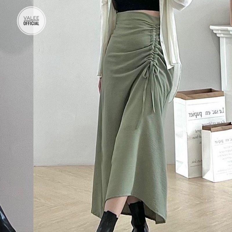 Rok Serut | Rok Serut Casual Flowy | Korean Skirt