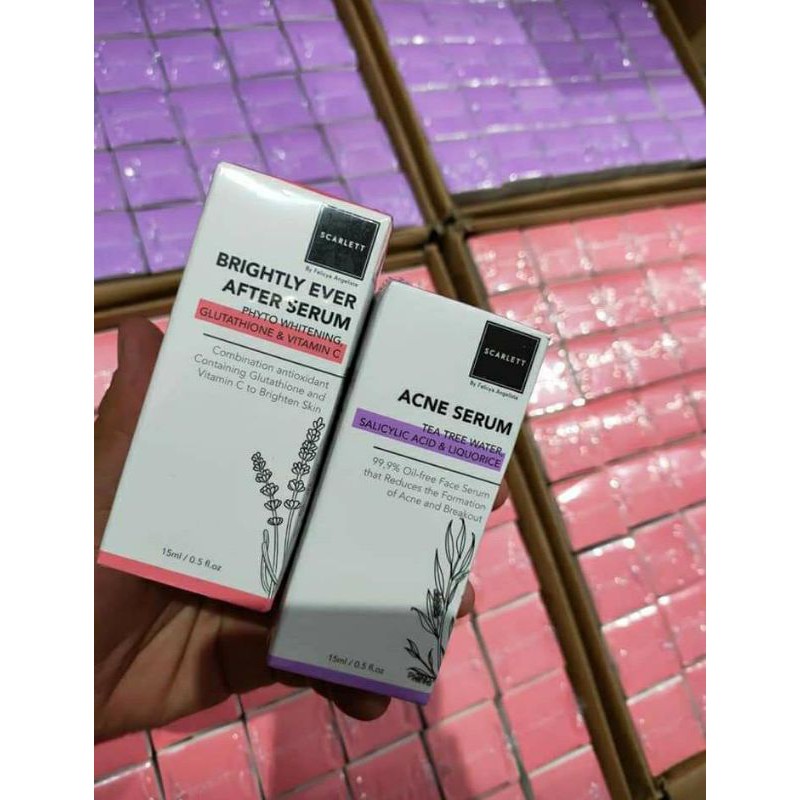 SERUM SCARLET ORIGINAL. PEMUTIH WAJAH BPOM .SKINCARE AMAN DAN HALAL