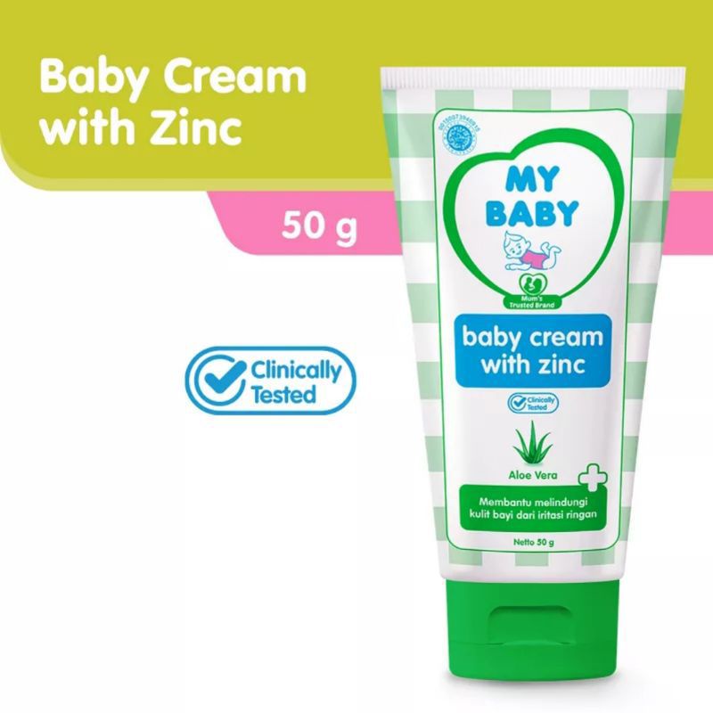 Krim Iritasi Krim ruam Popok / MY BABY Diaper Rash Cream 50gr