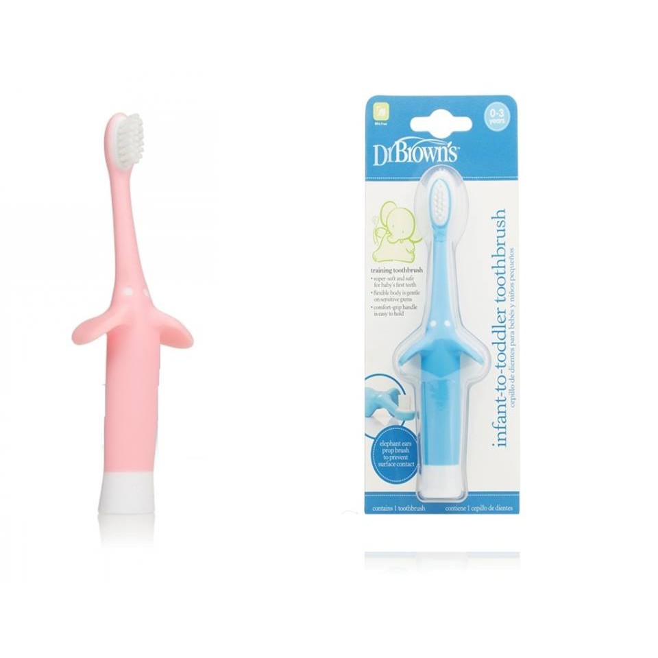 Infant To Toddler Toothbrush / SIKAT GIGI ANAK DR Brown&quot;s