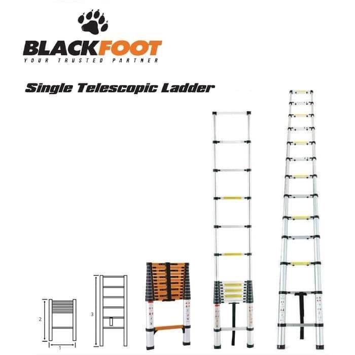 [perkakas] - Blackfoot Tangga Teleskopik Aluminium Blackfoot 6 Meter-original Murah