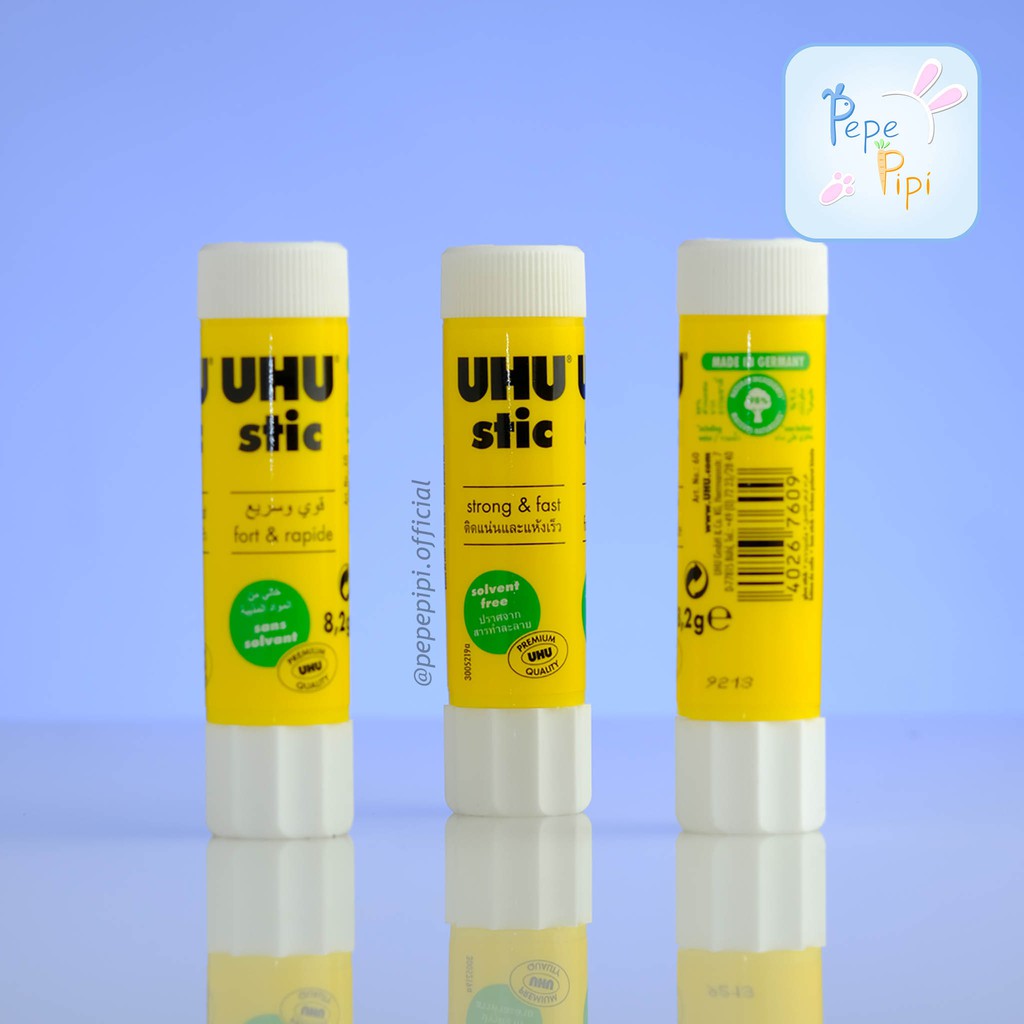 Lem Stick UHU 8.2 gr Lem Stik Kertas Putar Padat Glue