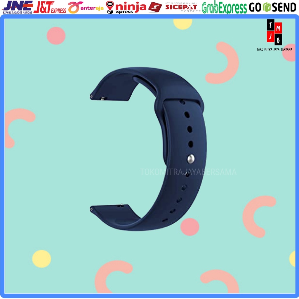 STRAP SMARTWATCH TALI JAM SILICONE SILIKON 22MM UNIVERSAL MODEL KLIP HIGH QUALITY HUAWEI HONOR SAMSUNG