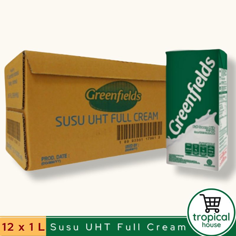 

Susu Greenfields UHT Full Cream 1 Liter KARTON / Susu UHT Greenfields Full Cream 1 Liter KARTON (Khusus GOJEK/GRAB)