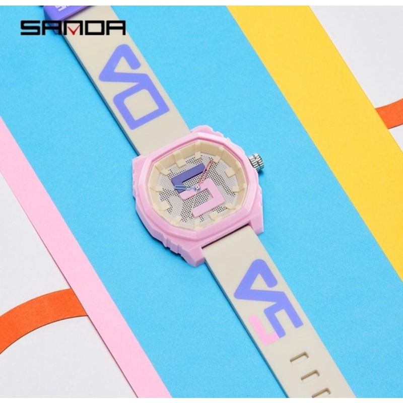 Jam Tangan S3206 Jam Tangan Pria Wanita Analog Tali Rubber Anti Air