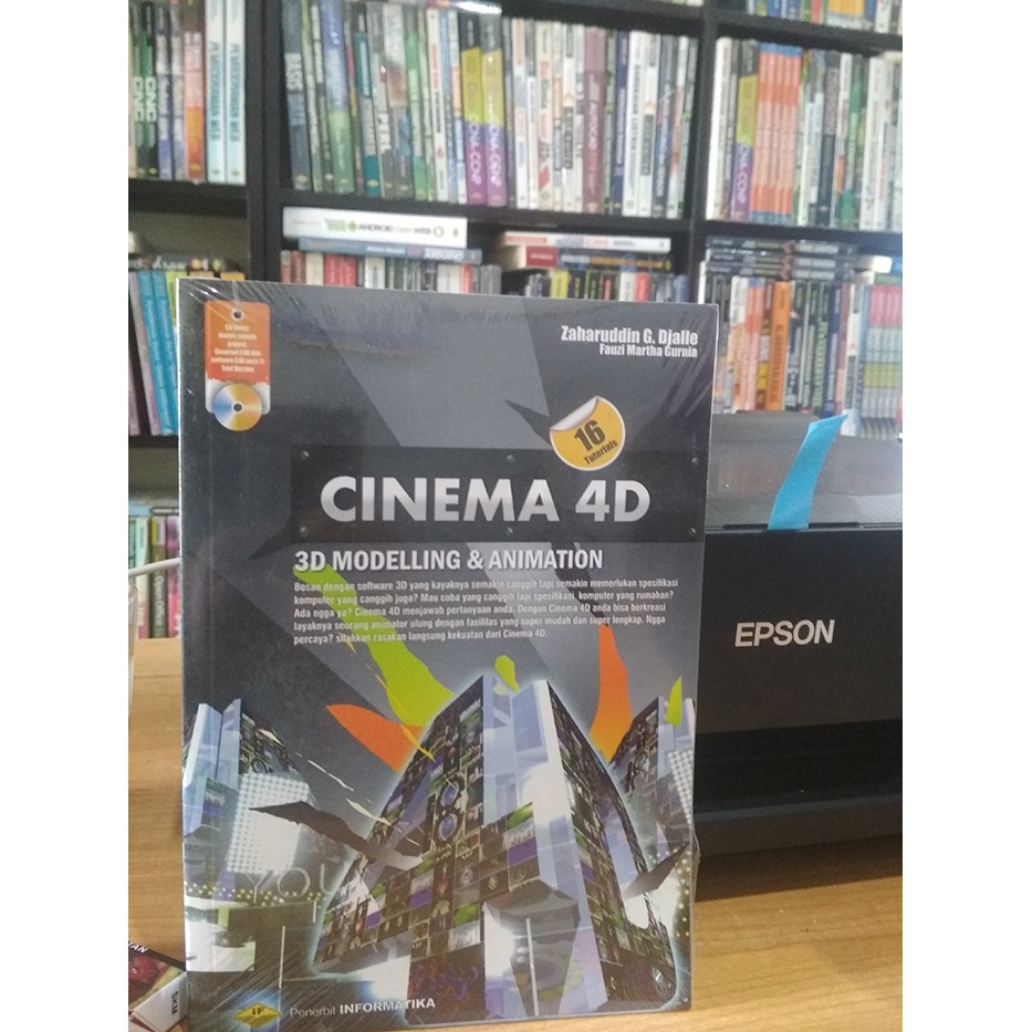 Buku Original CINEMA 4D 3D MODELING & ANIMATION