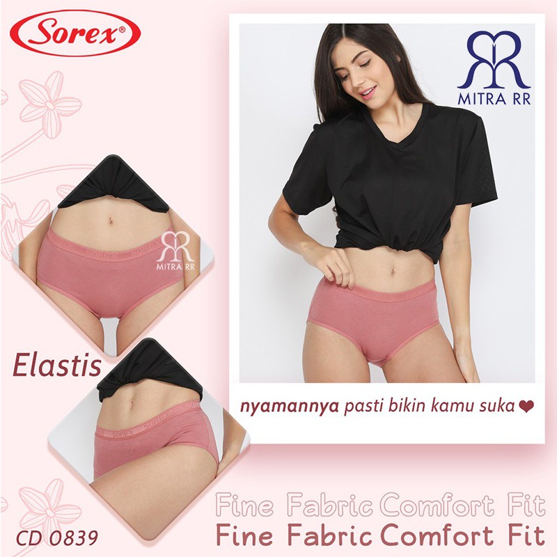 CD Sorex 0839 Celana Dalam Sorex Fine Fabric Comfort Fit Stretch Katun Mix Fit to XXL