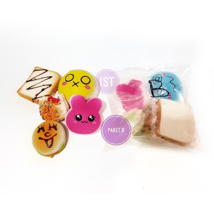 MAINAN ANAK JAMAN NOW PAKET MURAH SQUISHY CUTE ISI 5 BIJI MAINAN ANAK JAMAN NOW PAKET MURAH SQUISHY CUTE ISI 5 BIJI