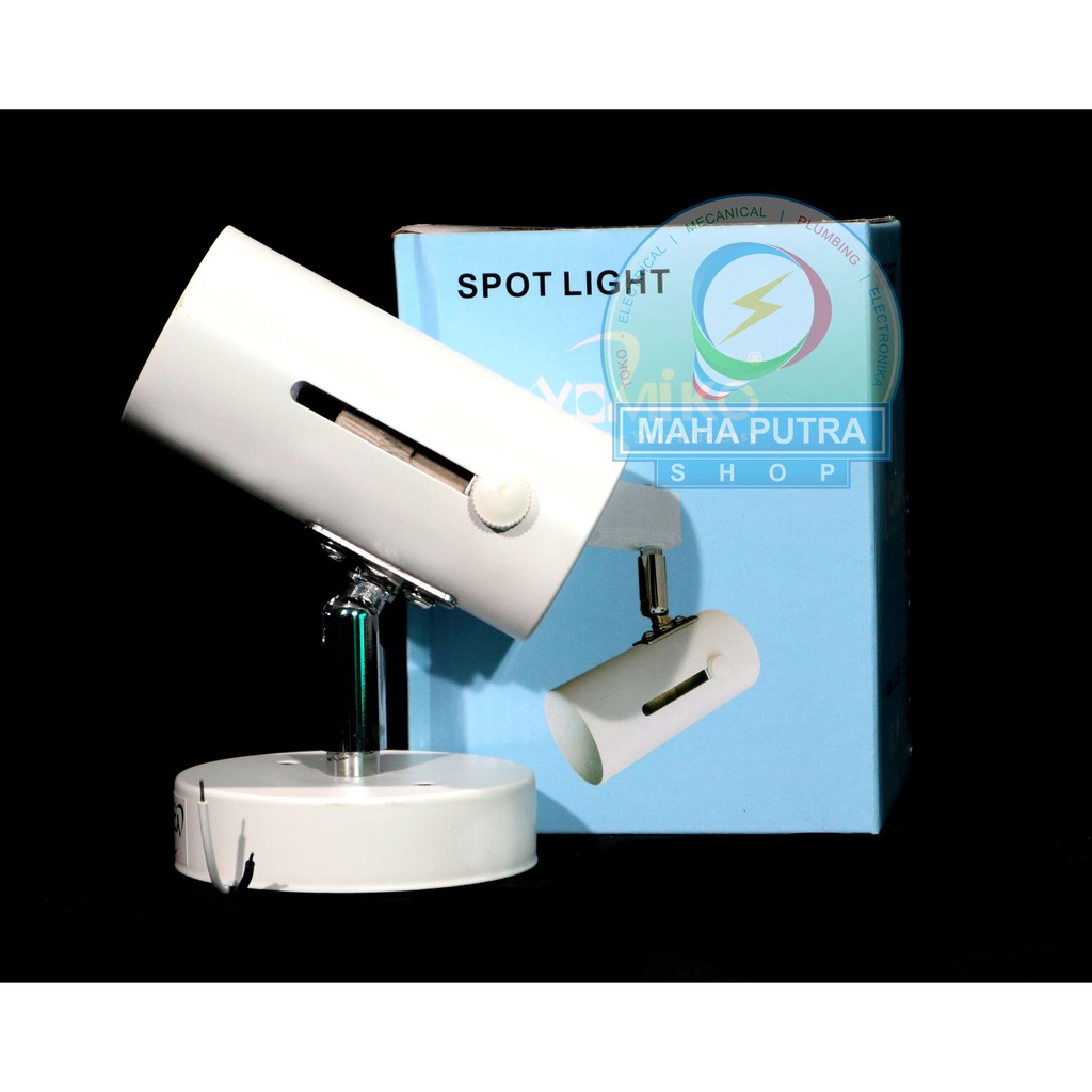 FITING SPOT YOMIKO E27 PUTIH SCW-0013. LAMPU SOROT