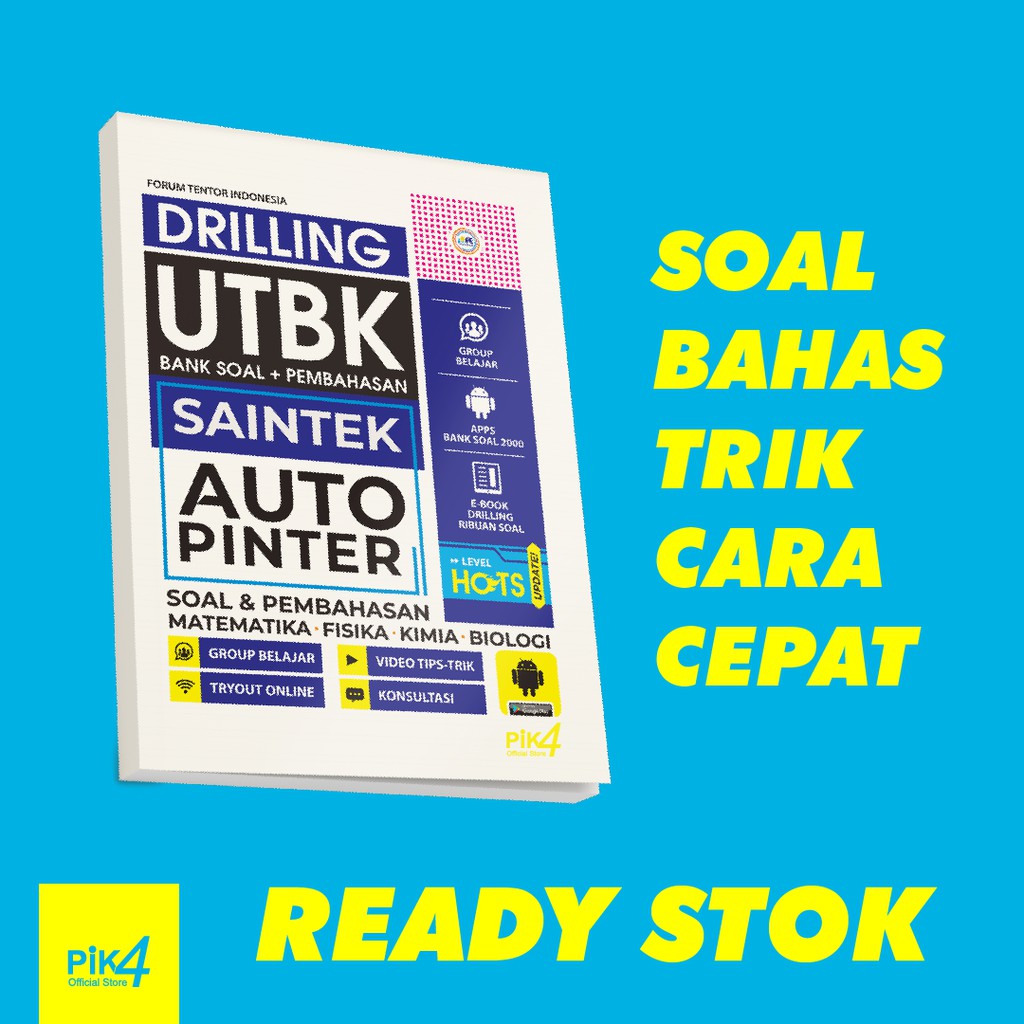 Buku Intens Super Prediksi 99.99% Lolos dan Drilling UTBK SAINTEK Auto Pinter SBMPTN 2023 utbk hots