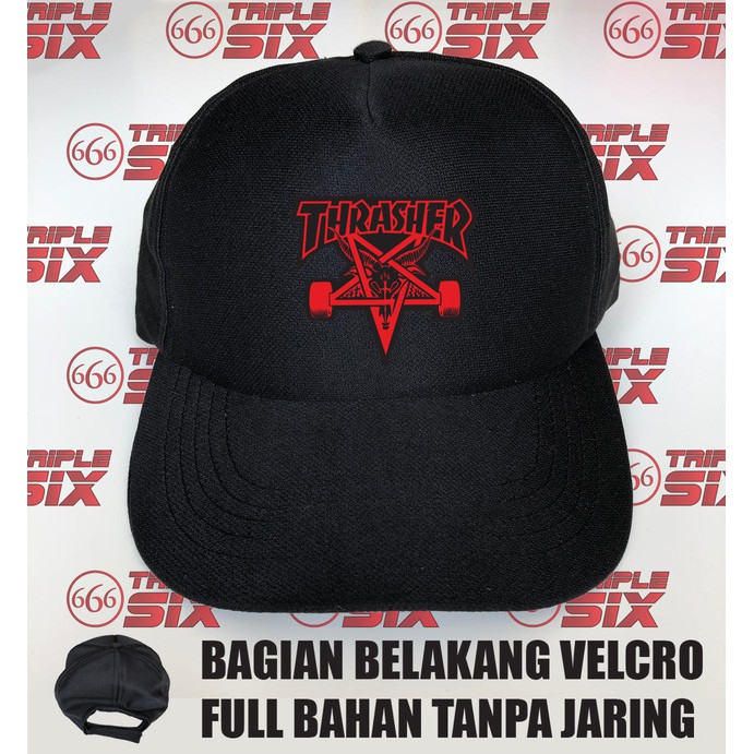 Topi Full Bahan Trasher Magazine Goat