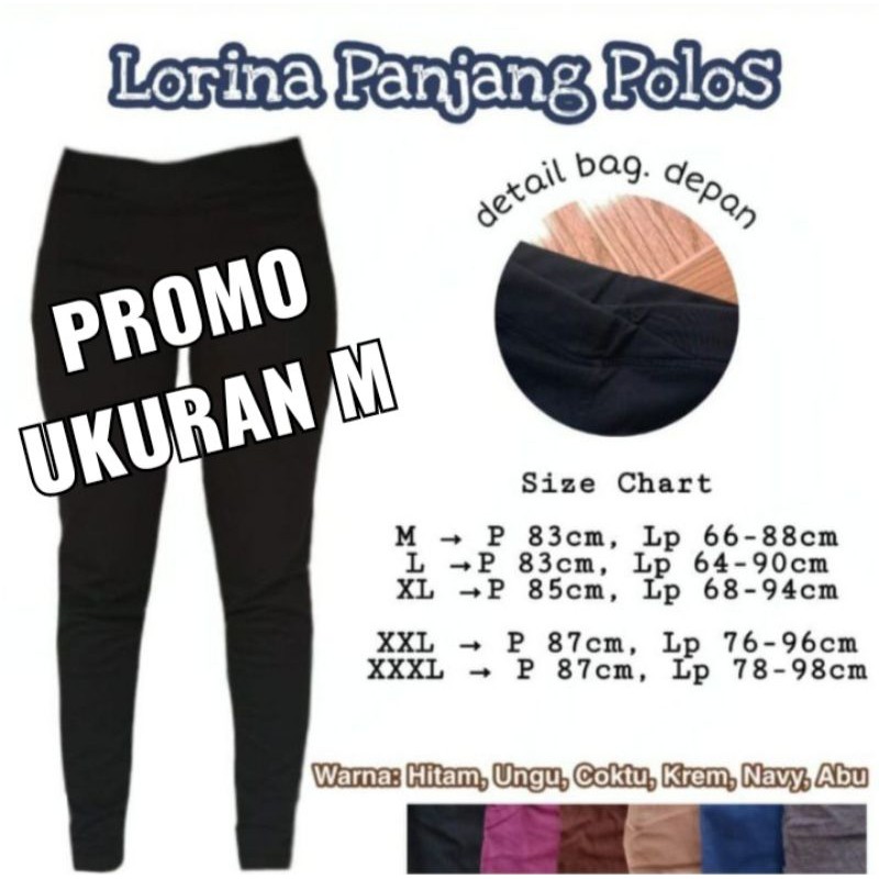 LEGGING LORINA PANJANG PROMO UK M - KATUN STRECH