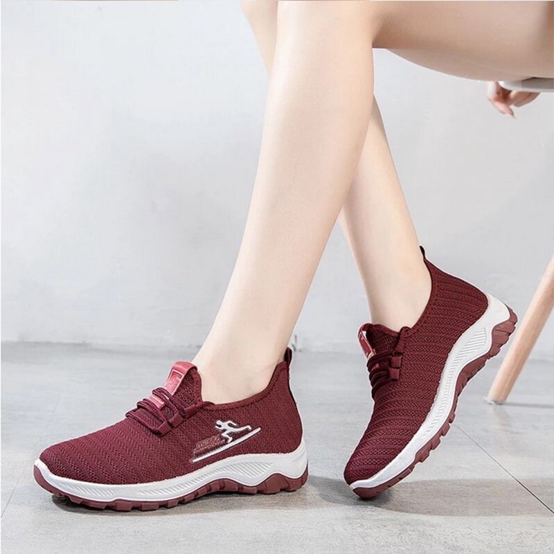 Sepatu Sneakers Wanita Running Fashionable - K36