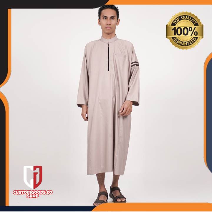 GAMIS MOTIF FASHION MUSLIM PRIA GAMIS SYARI PRIA / BAJU MUSLIM PRIA LENGAN PANJANG AL JUBAH