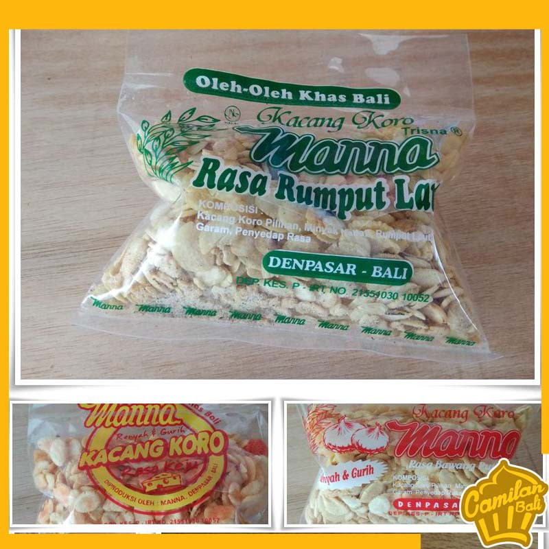 

MANNA 250 gr Kacang Koro Camilan Khas Bali