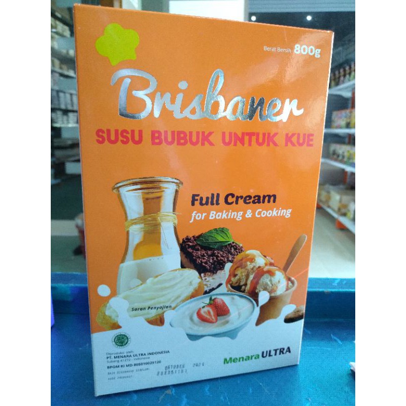 Brisbaner Susu Full Cream 800gram