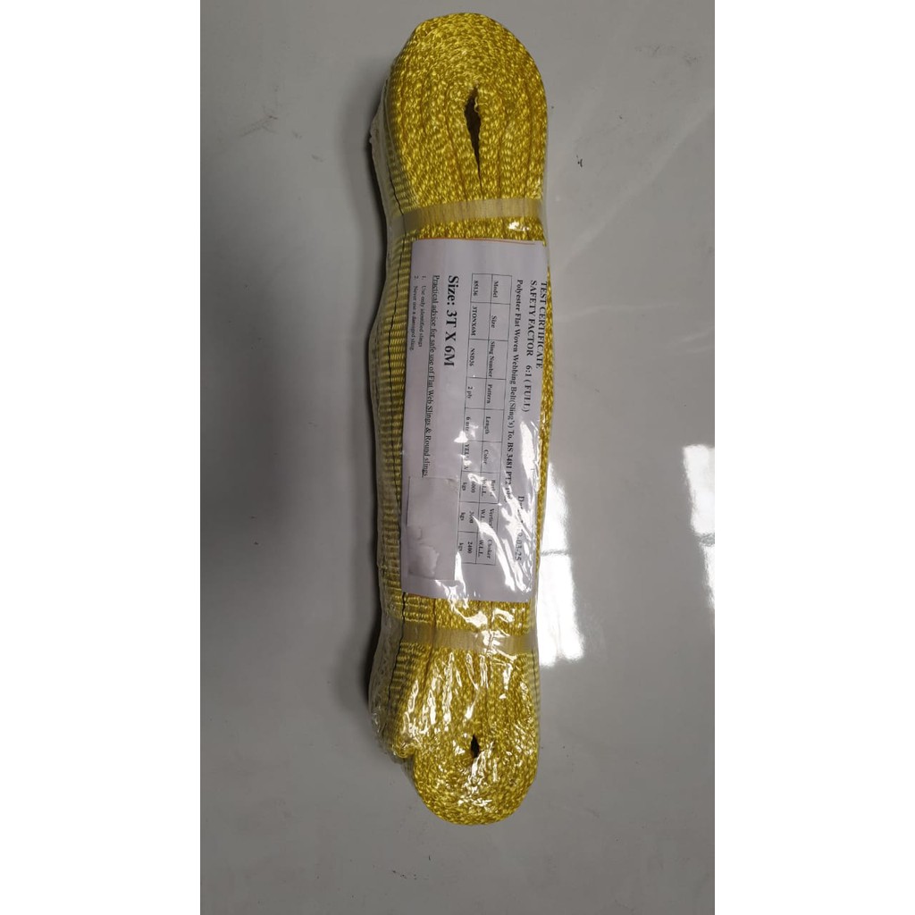 Webbing Cargo Belt Ratchet Tie Trackbelt Rachet 3 T x 6M x 7.5  CM