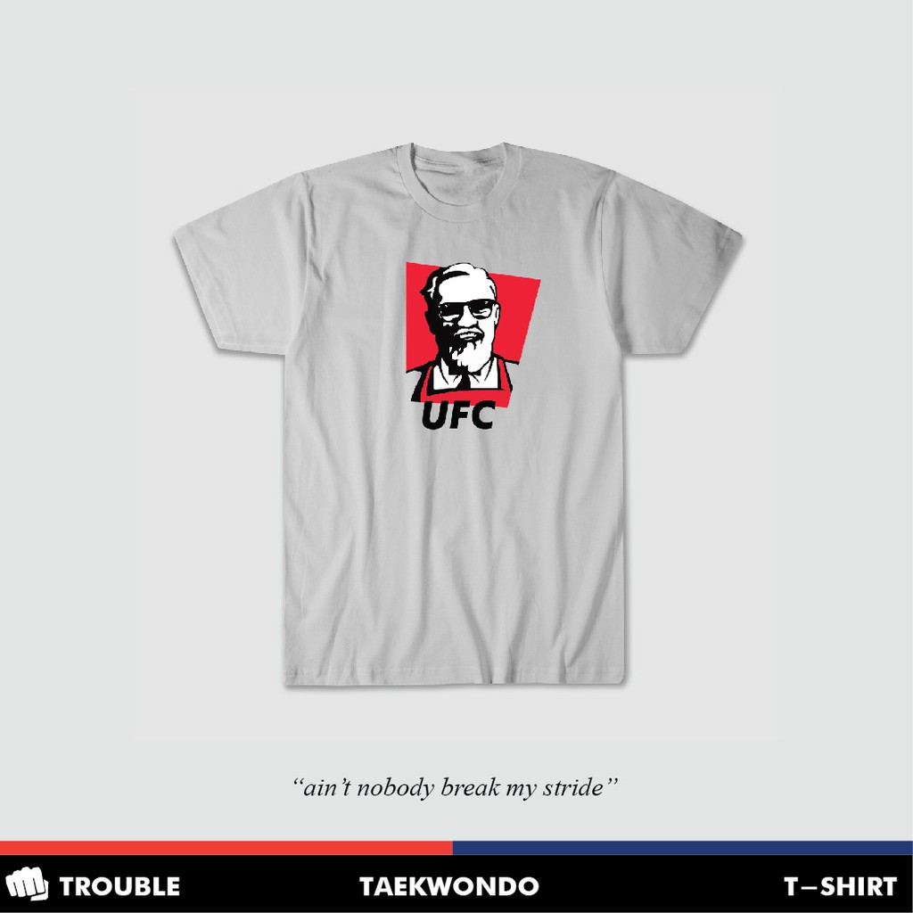 Trouble - T-Shirt "Conor Mcgregor" Short Sleeve White