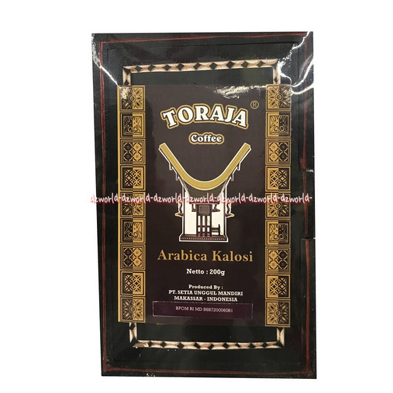 Toraja Coffee Arabica Kalosi 200gr Box Kayu Kopi Toraja Arabika