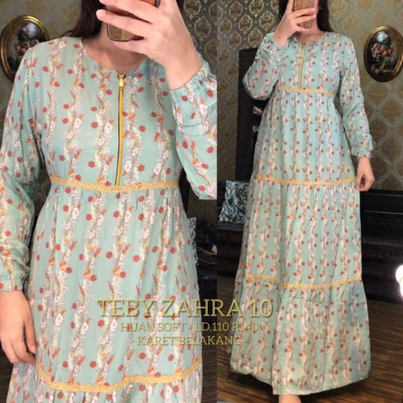 Daster Arab Teby Zahra Flower 10