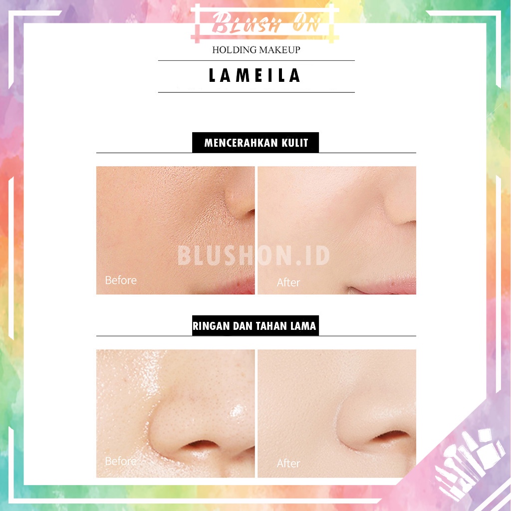 LAMEILA Bedak Tabur Geometry Gather Beauty Matte Powder Oil Control Pengontrol Minyak Wajah 5007