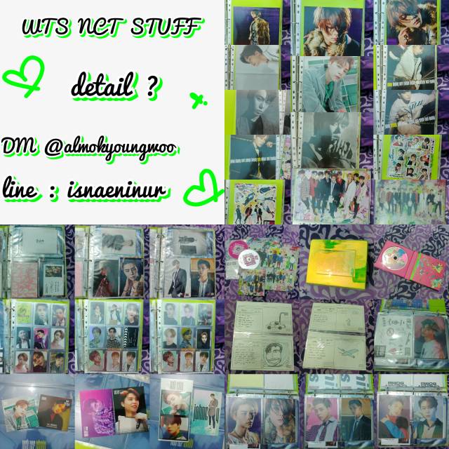 WTS NCT 2018 127 Dream johnny jungwoo jaemin album korea japan photocard postcard photoset poster