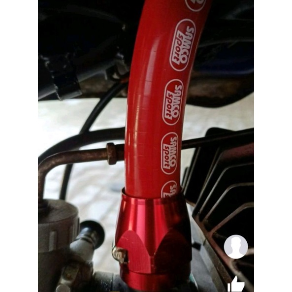Selang Hawa Samco yeis plus kleman Rxk Rx king Rxking Rxz-selang Merah