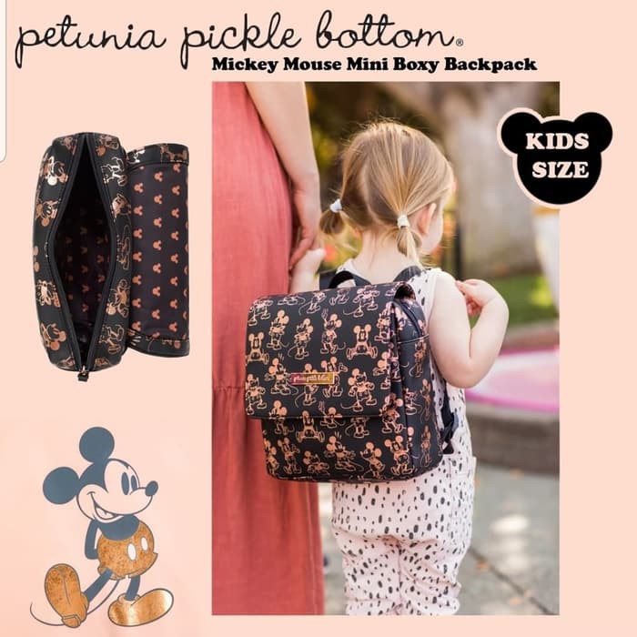 minnie mouse mini boxy backpack by petunia pickle bottom for kids