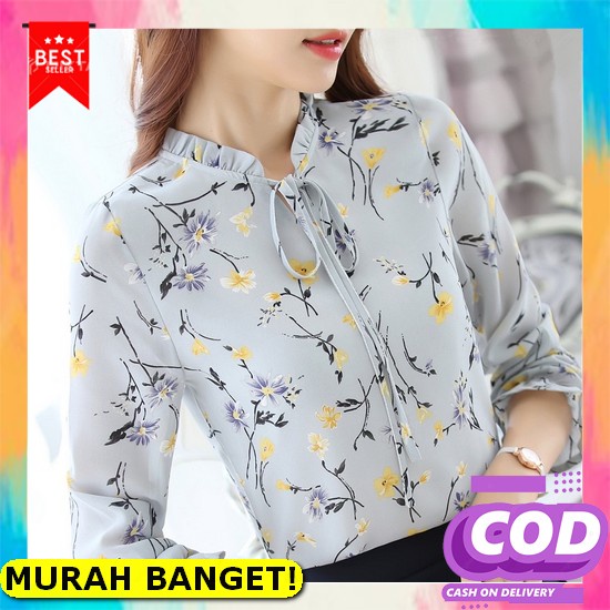 Adya Top By Alfashion | Original | Ld 100-120 | Blouse Kaos Rip Import | Blouse Jumbo | Blouse Polos