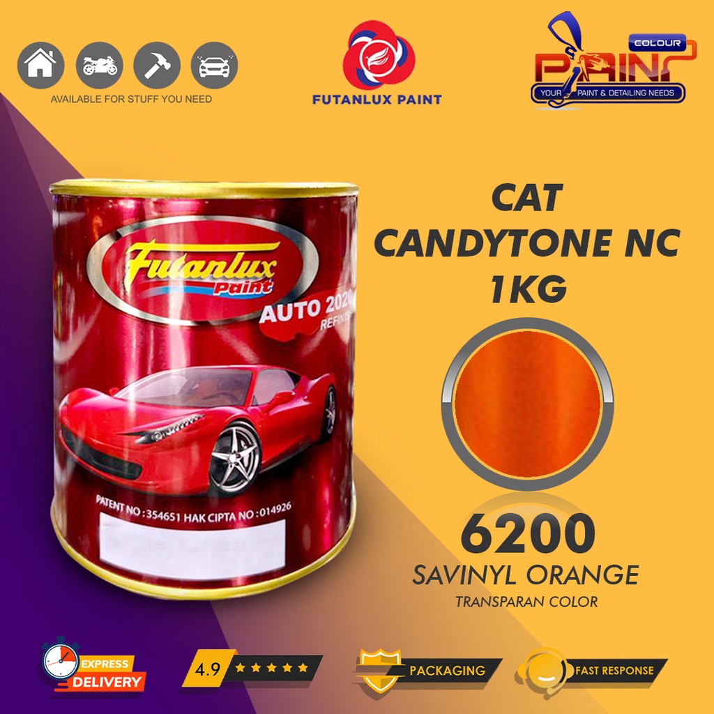 Cat Duco Candytone / Canditune Futanlux Auto 2020 - Savinyl Orange 6200